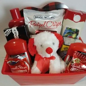 Old Spice Valentine's Gift Basket